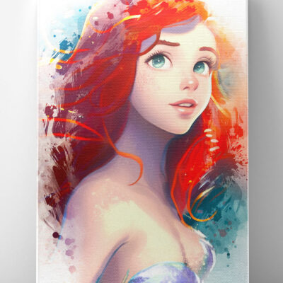 Canvas Ariel The Mermaid Wall Art