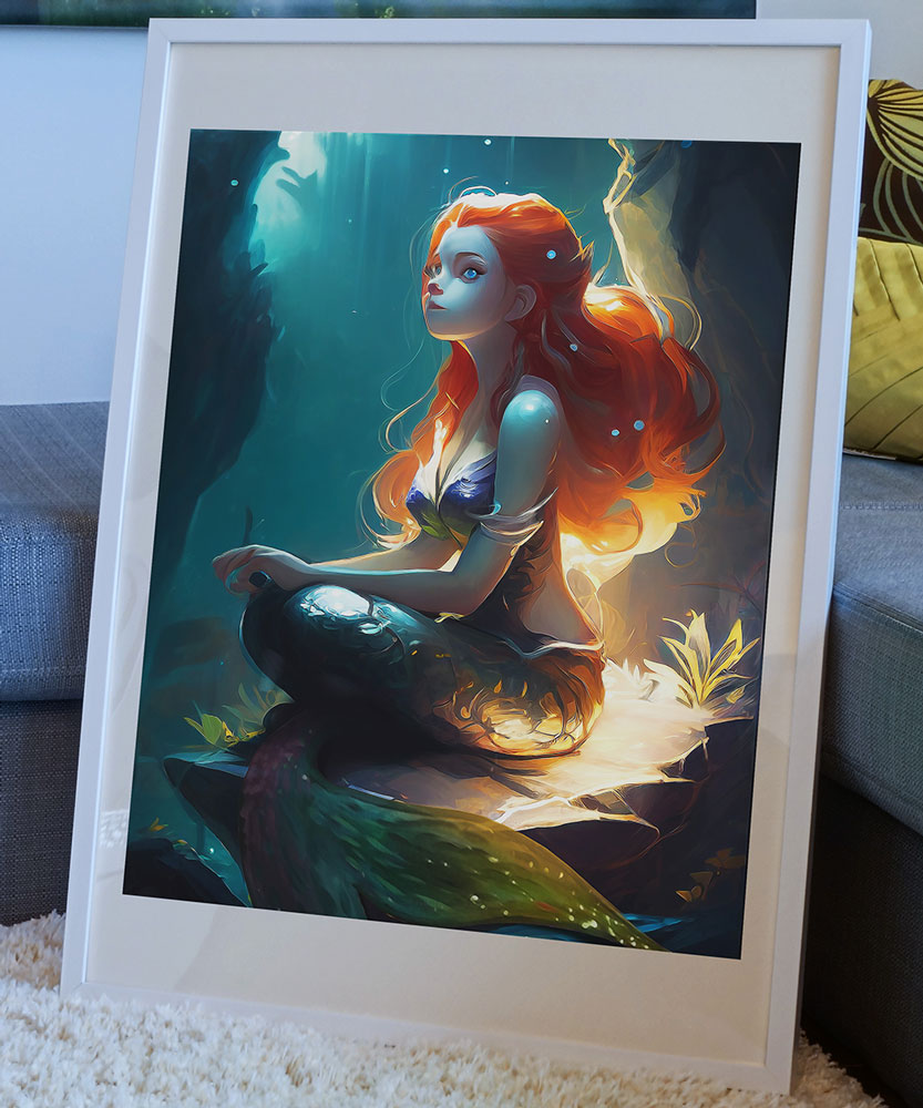 The Little Mermaid Acrylic Glass Prints