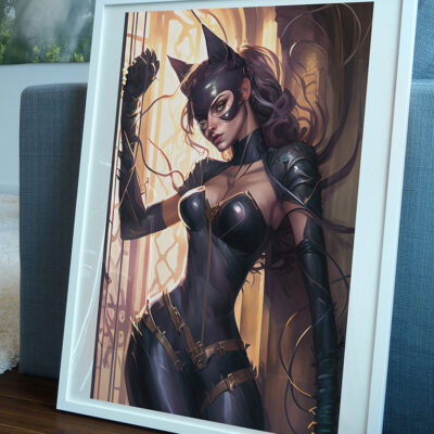 Catwoman Acrylic Glass Print